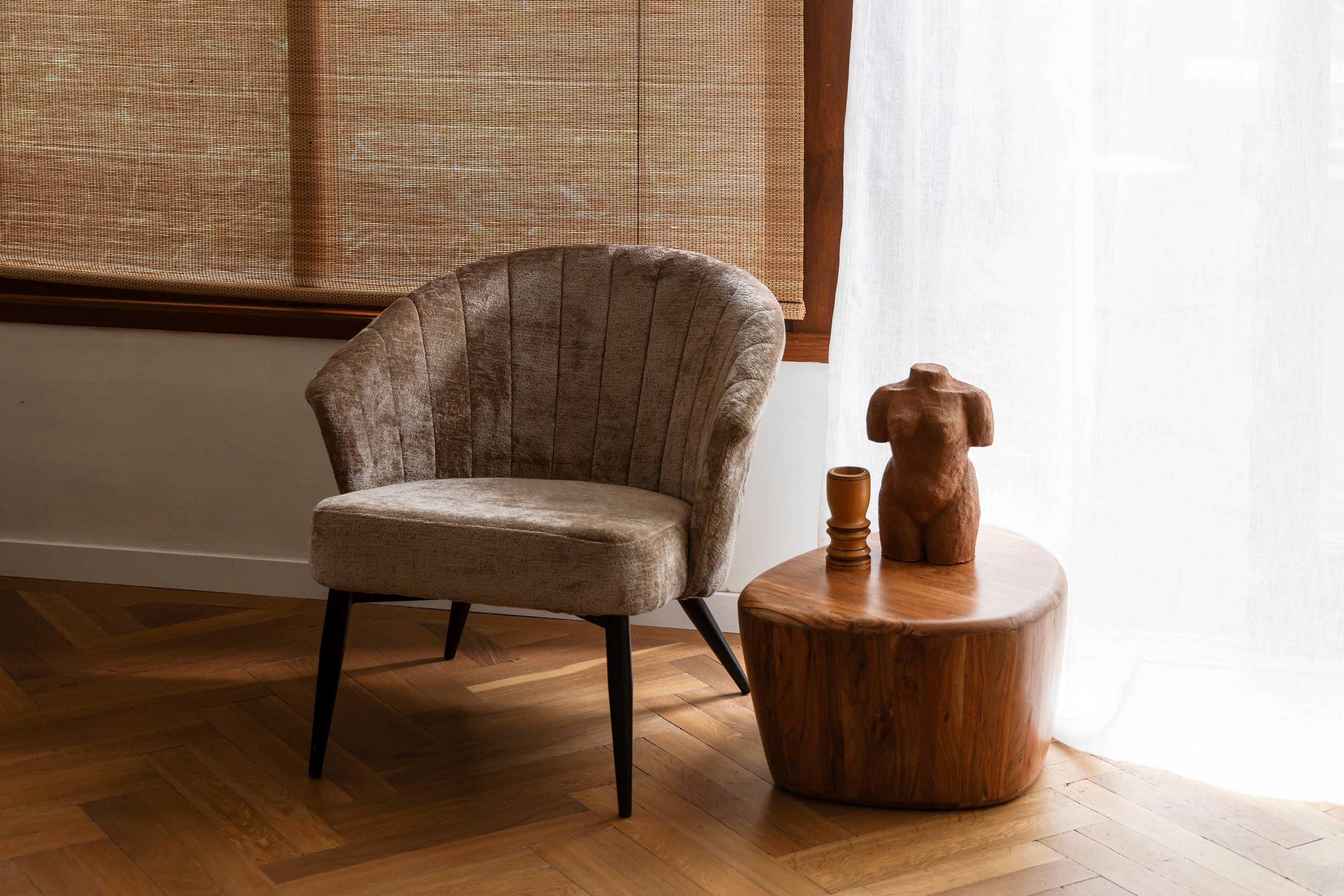 Dutchbone Ayla Organic Natural Acacia Wood Coffee Table